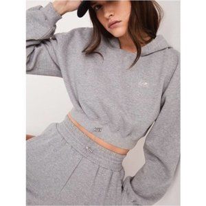 For Love and Lemons Josie Cropped Hooded Sweater
